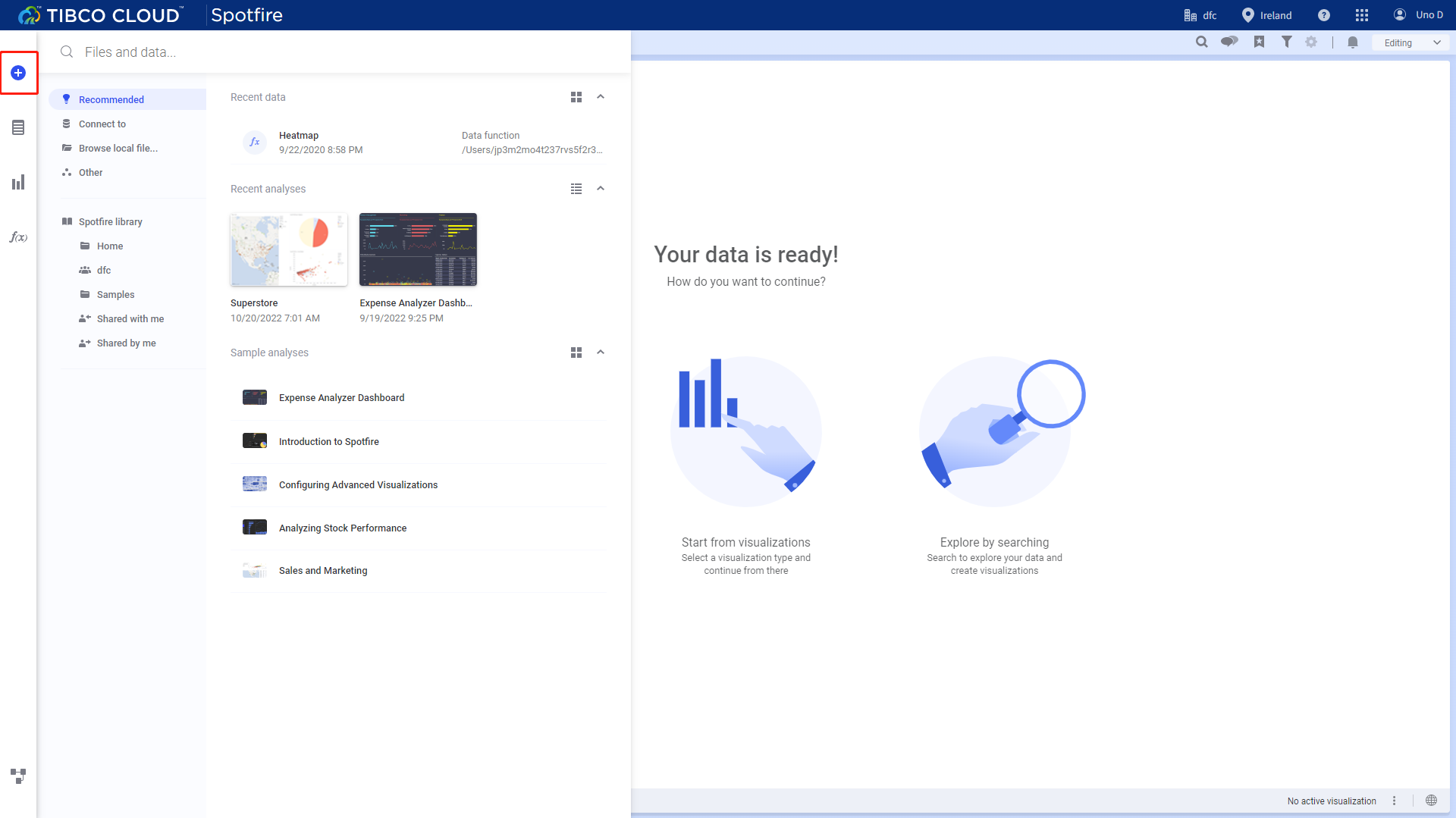 Figure 2-7 Resources - Tibco Cloud Spotfire